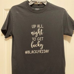 Black Friday shopping shirt size small